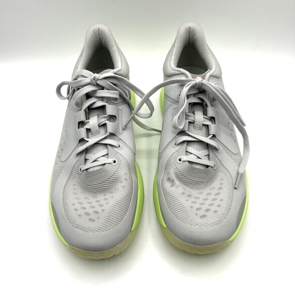 Lululemon Strongfeel Training Shoes Womens 10 Vapor Grey Lime Low Top Sneakers